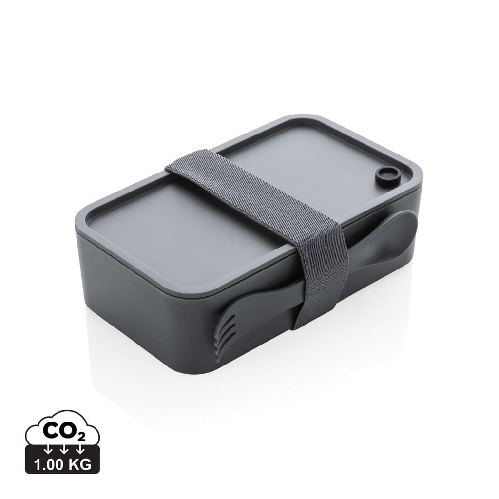 PP lunchbox met spork 1