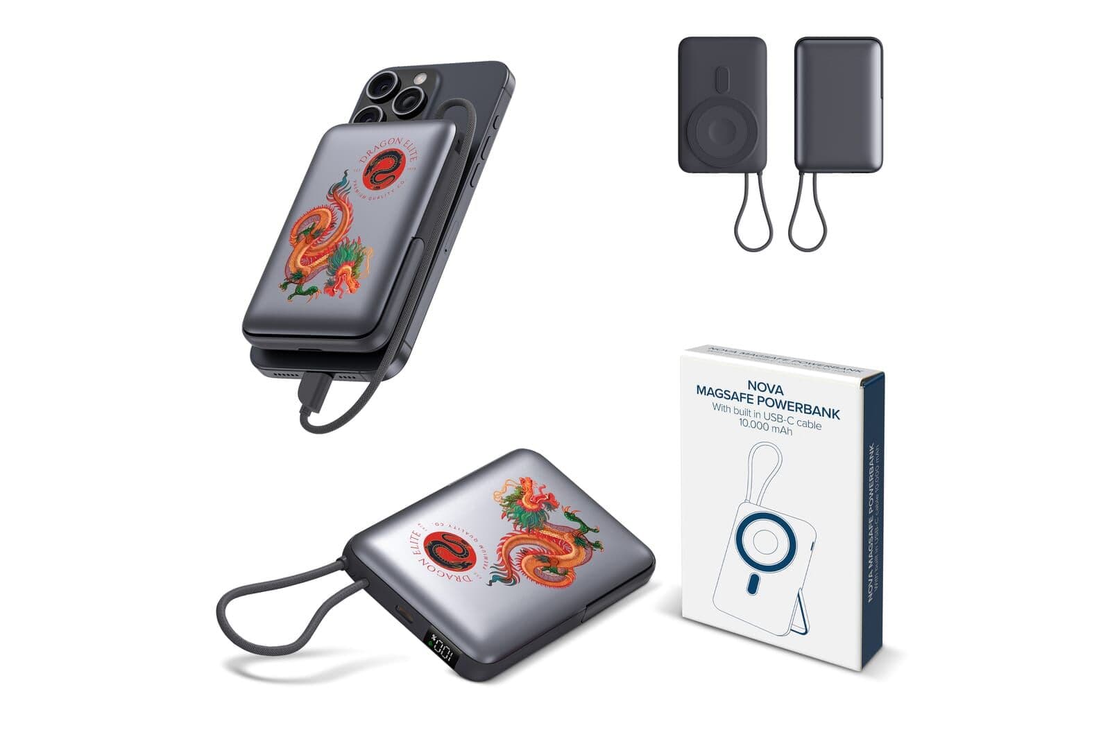Nova Draadloze Powerbank Geschikt voor MagSafe en Apple Watch 10000 mAh 1