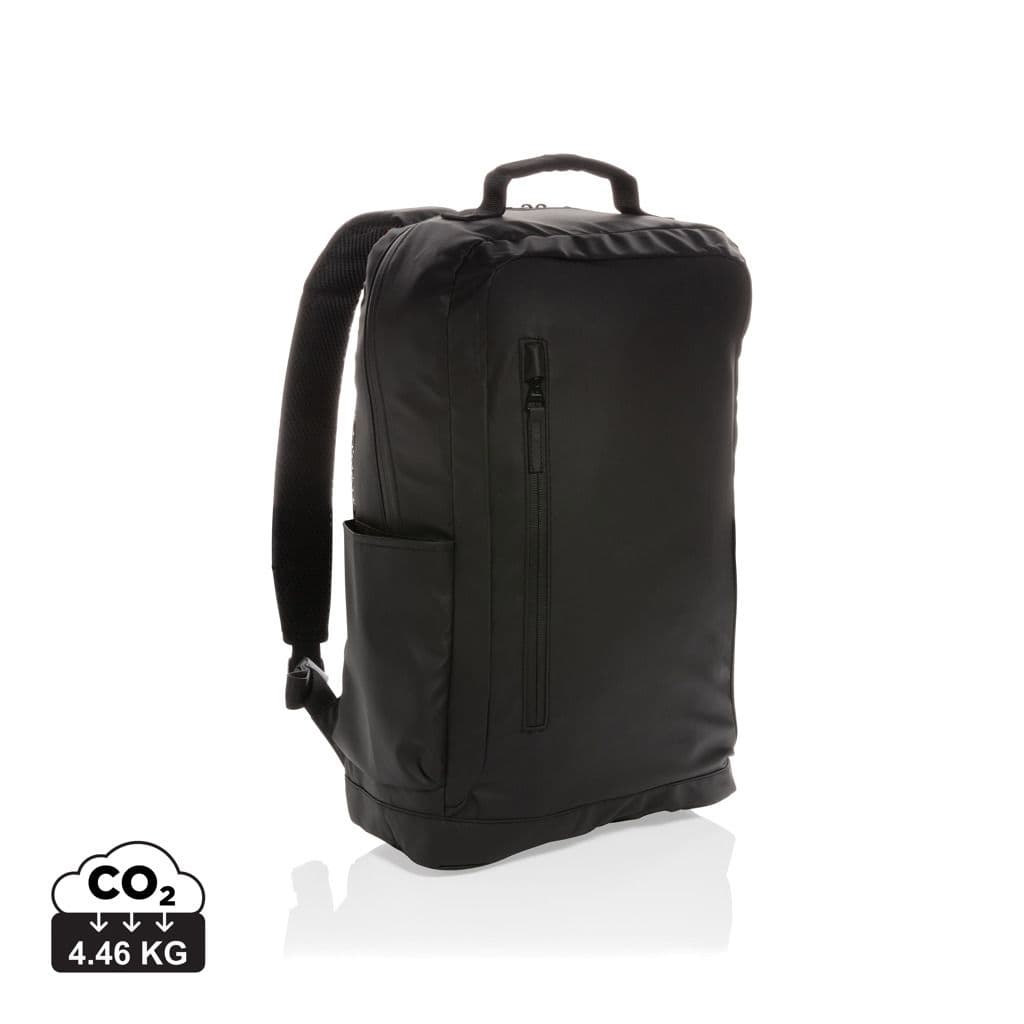 Fashion black PVC vrije 15.6" laptop rugtas 1
