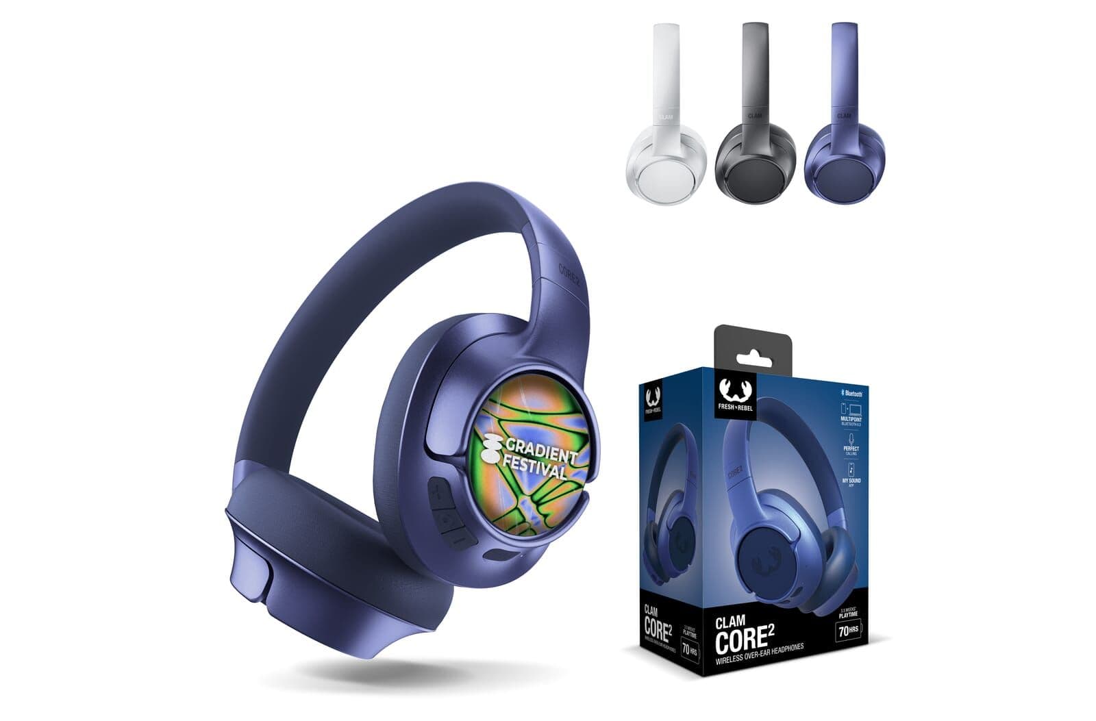 Fresh 'n Rebel Clam Core 2 Draadloze Over-ear Koptelefoon 1