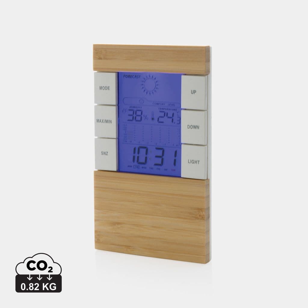 Utah RCS rplastic en bamboe weerstation 1