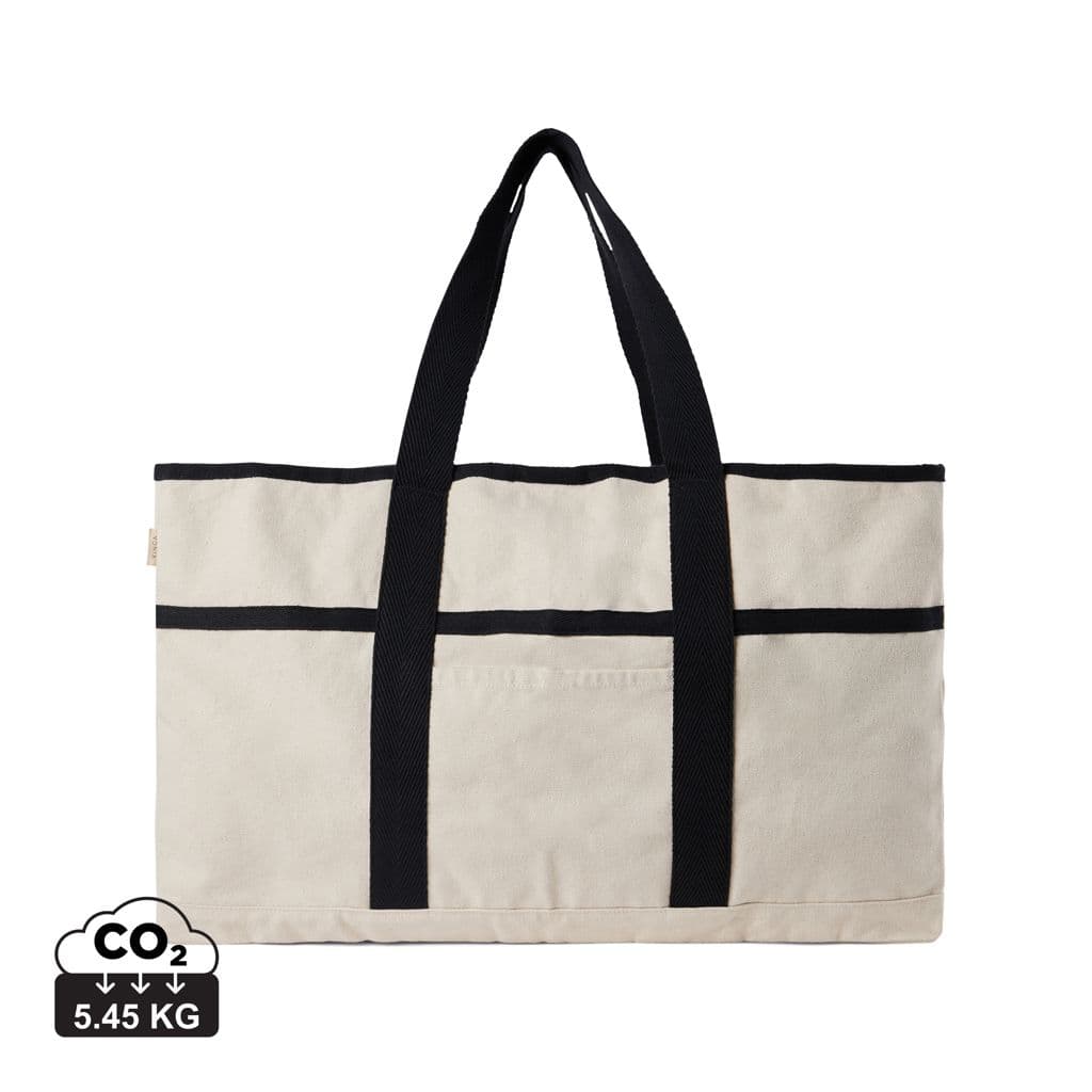 VINGA Volonne AWARE™ recycled canvas strandtas 1