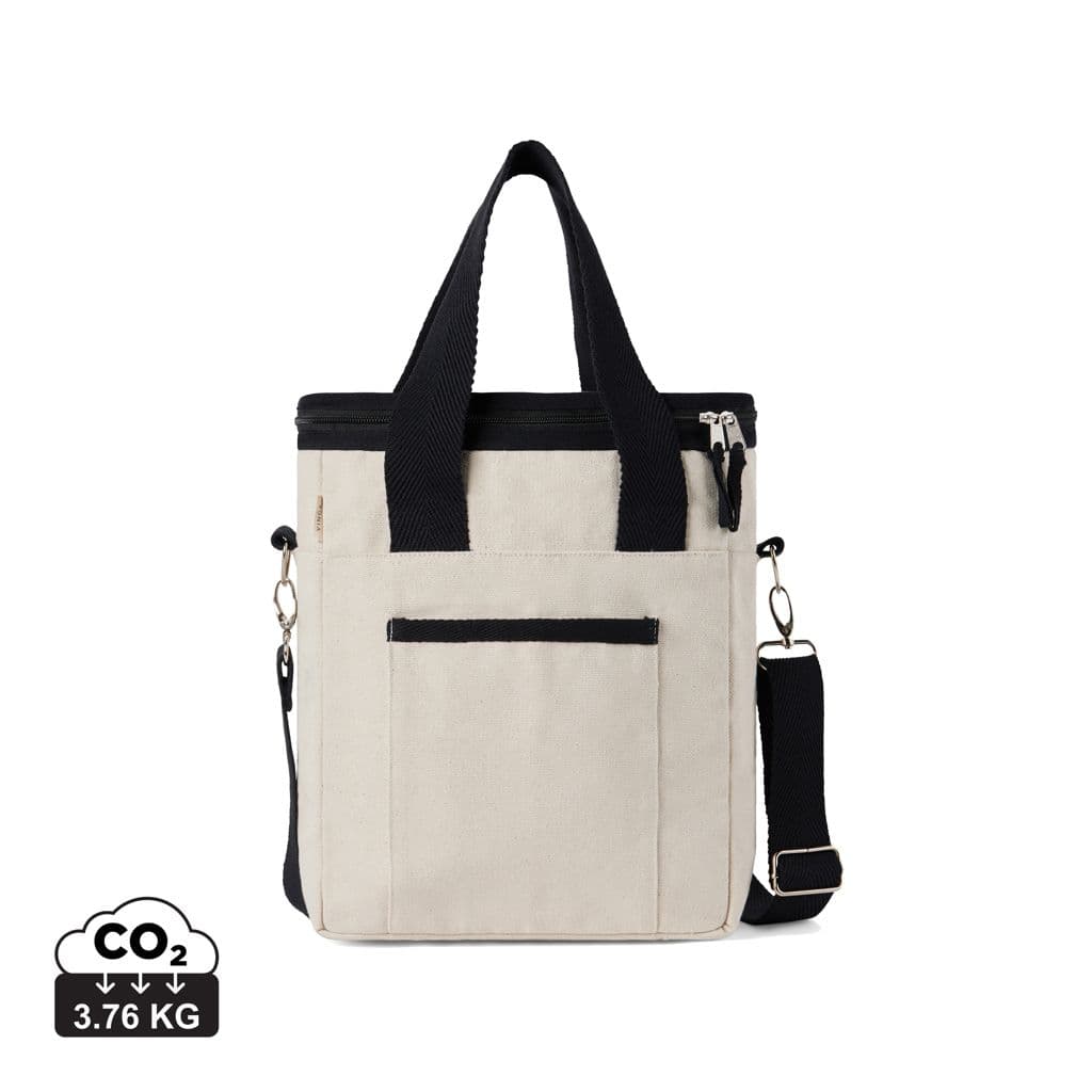 VINGA Volonne AWARE™ recycled canvas koeltas/tote 1