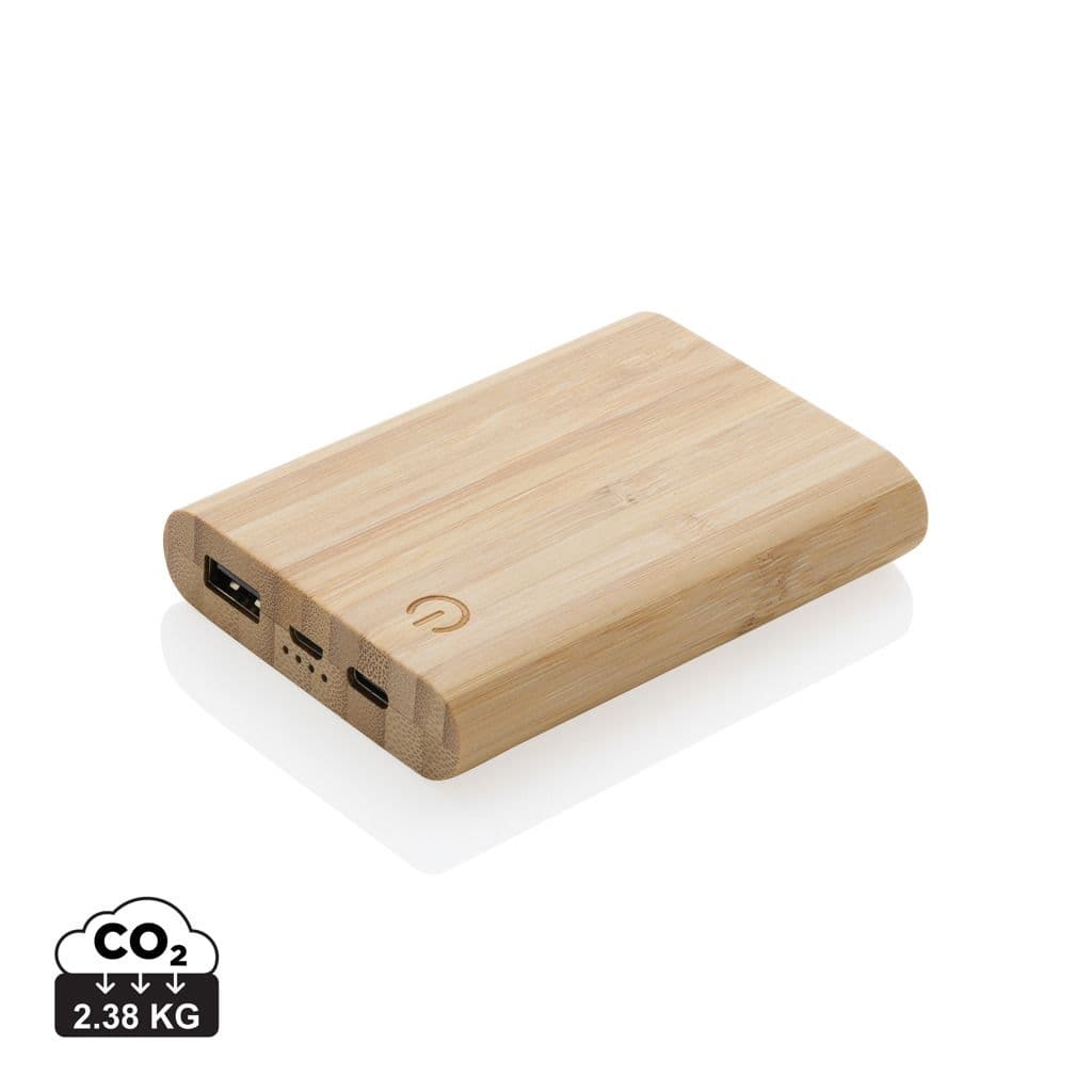 Bamboe 5.000 mAh powerbank 1