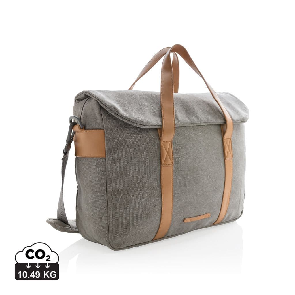 Canvas laptop tas PVC vrij 1