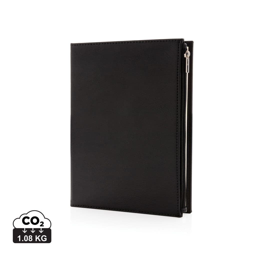 Swiss Peak A5 PU notitieboek met ritsvak 1
