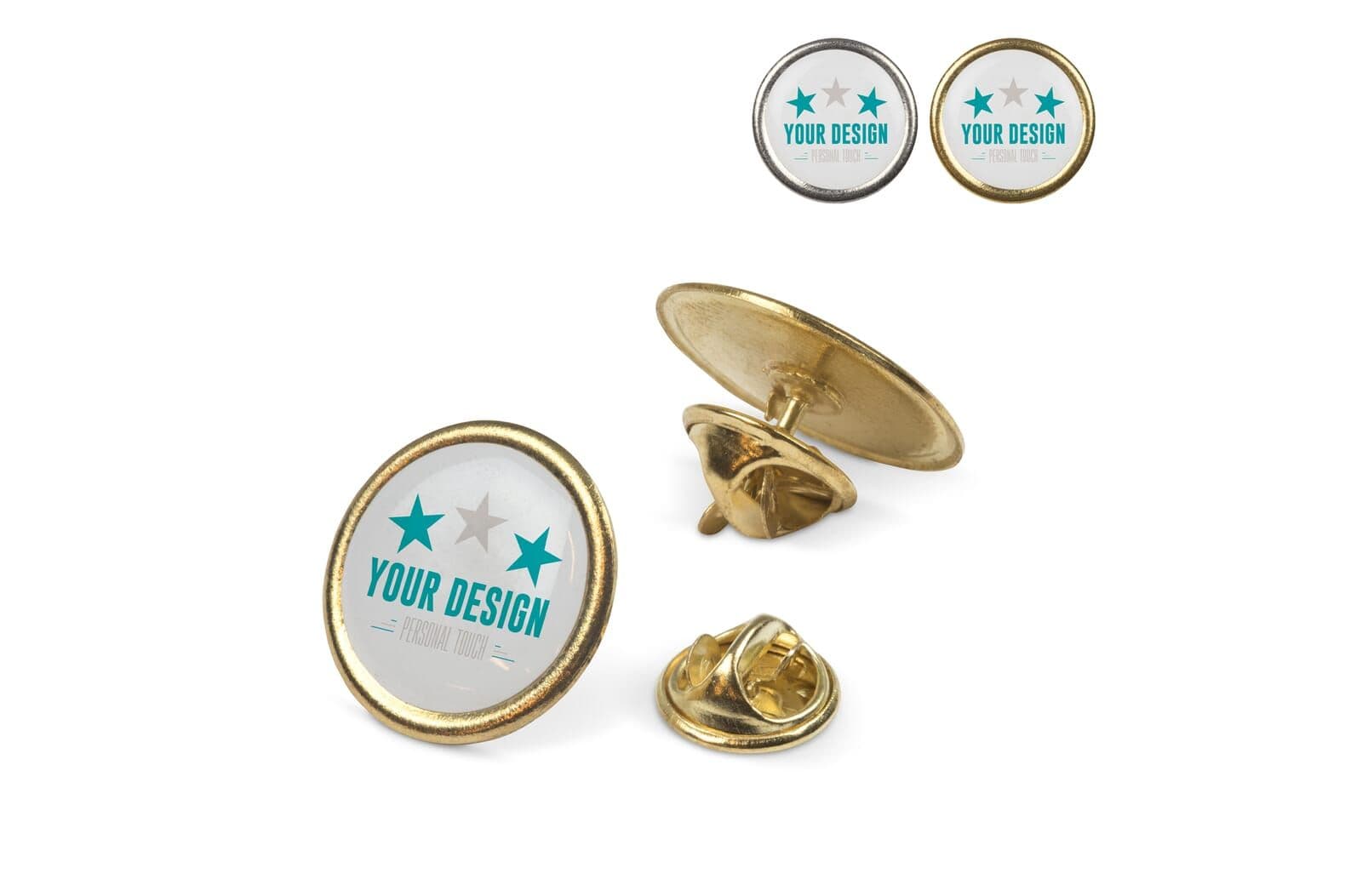 Badge metalen pin Ø20mm 1