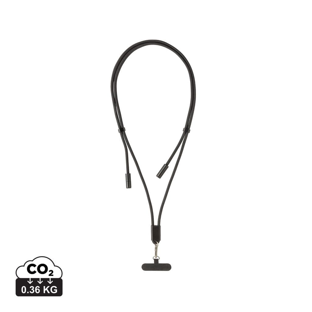 LoopAmp RCS rPET verstelbaar telefoonkoord met 60W kabel 1