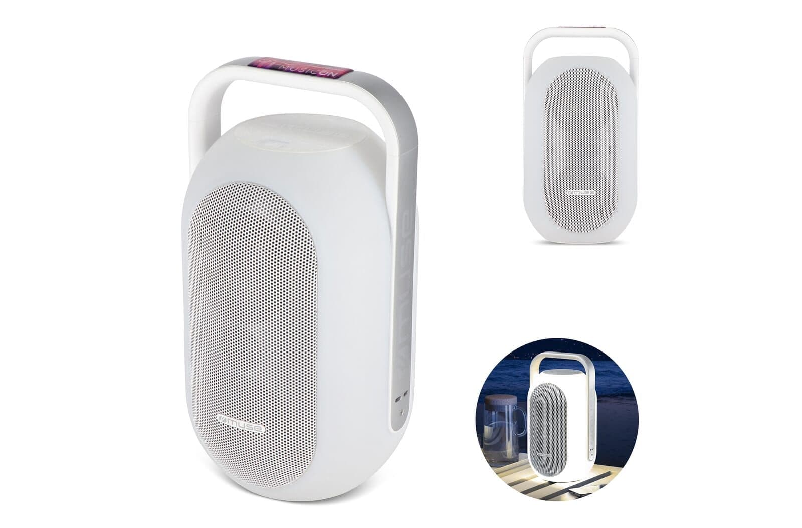 ML-625| Muse Ambient Light Bluetooth Speaker IPX4 1