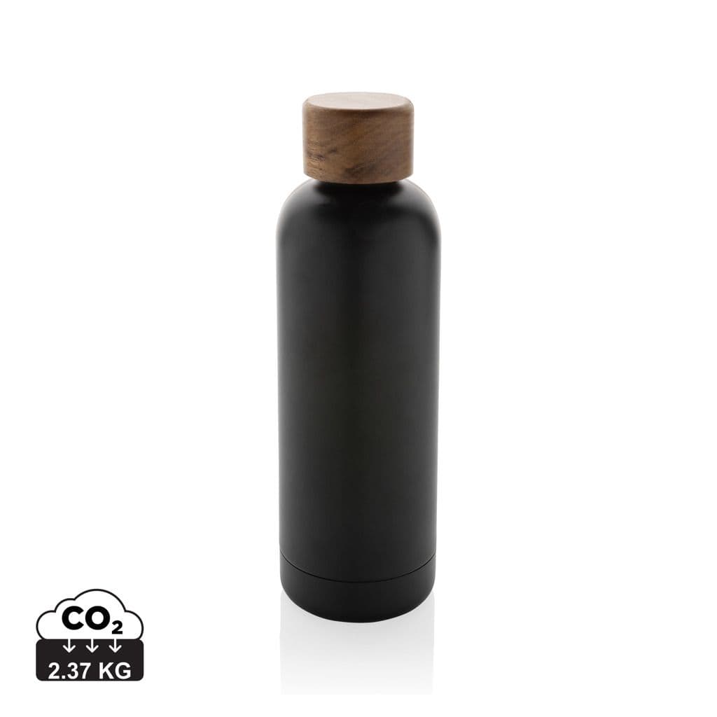 Wood RCS-gecertificeerde gerecycled rvs vacuümfles 1