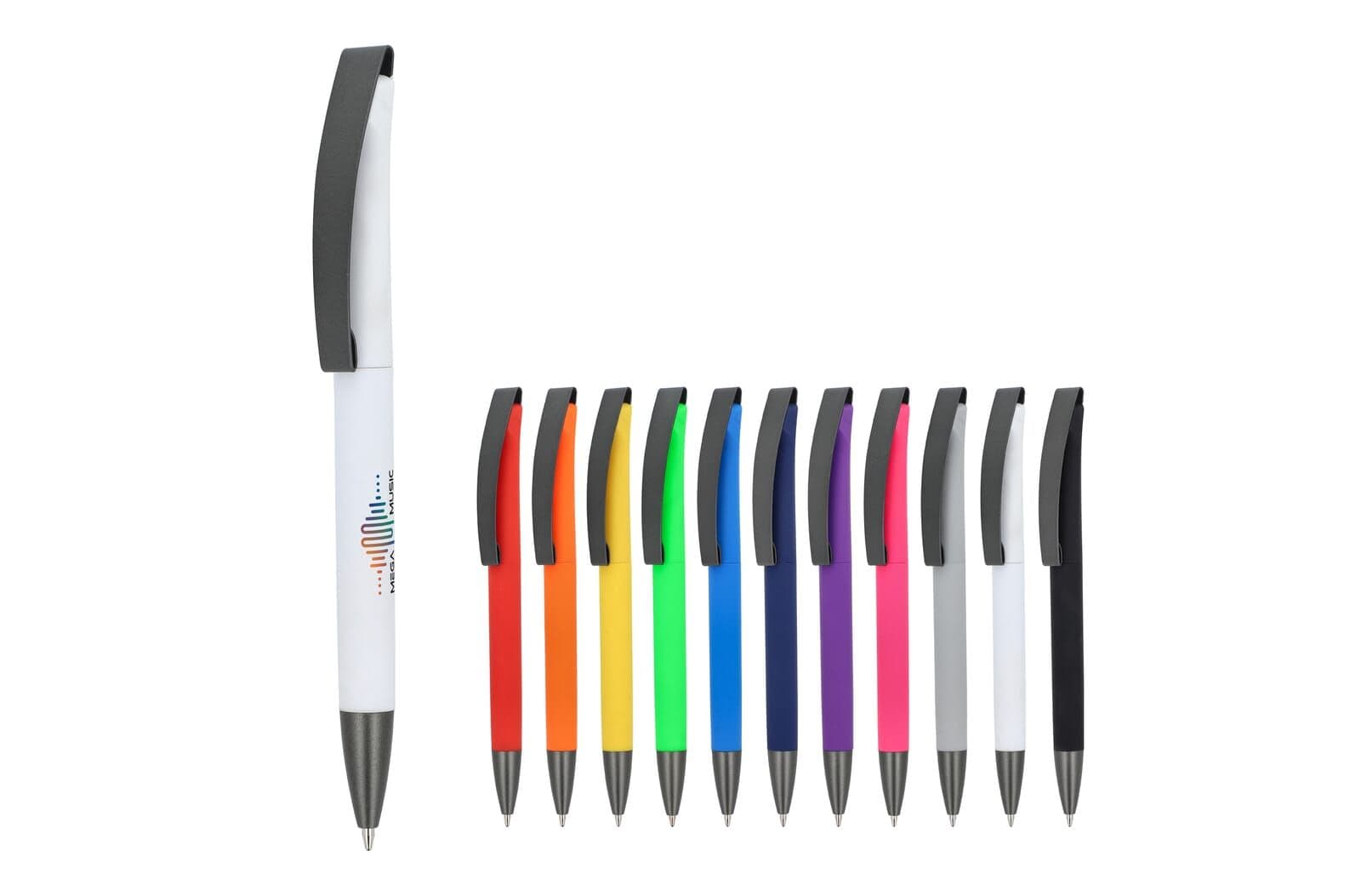 Balpen Vegas softtouch met metalen clip 1