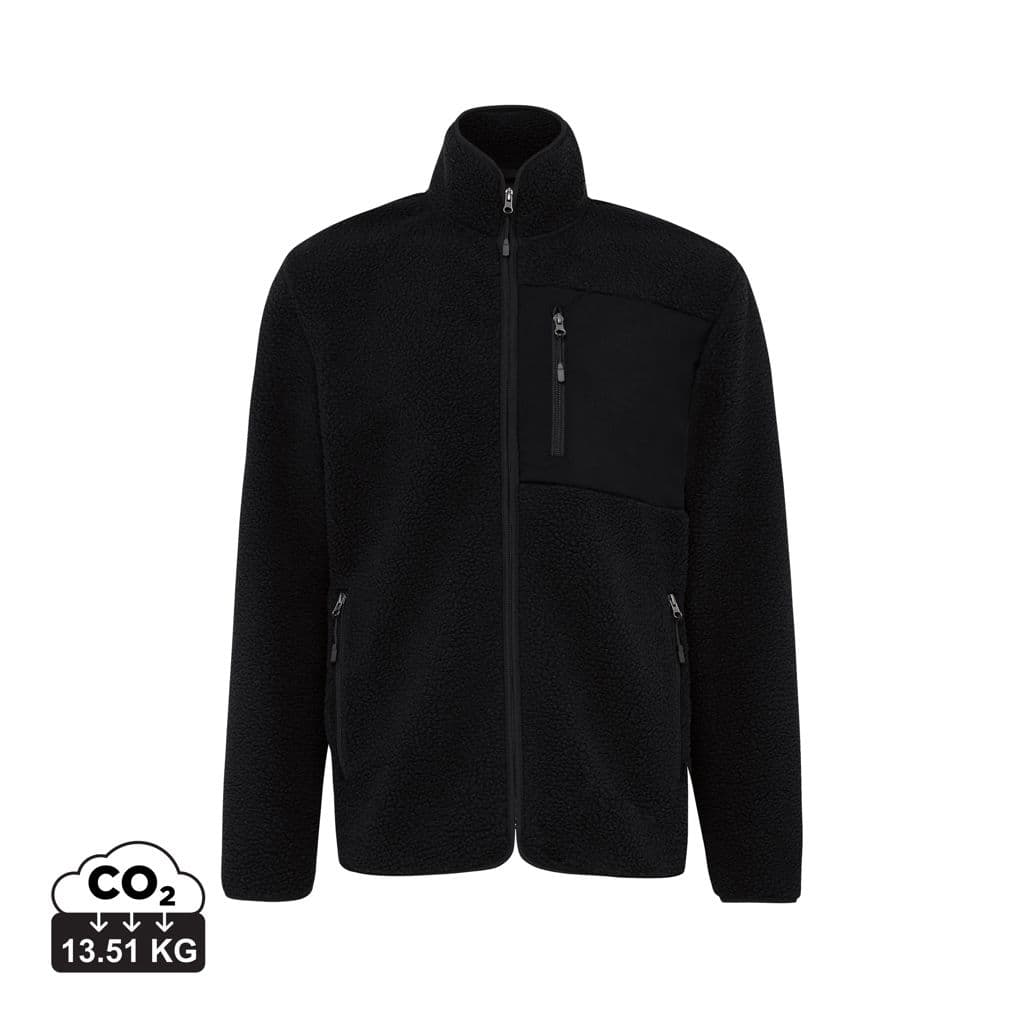 IQONIQ Diran gerecycled polyester pile-fleece jas 1