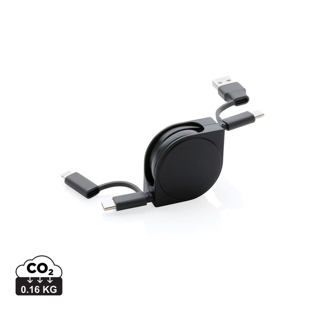 RCS standaard recycled plastic and TPE 4-in-1 kabel 1