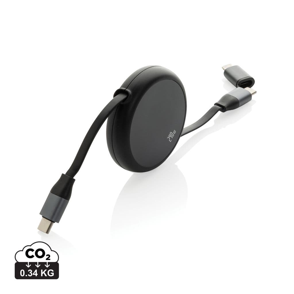 Terra recycled aluminum uittrekbare 240W kabel 1