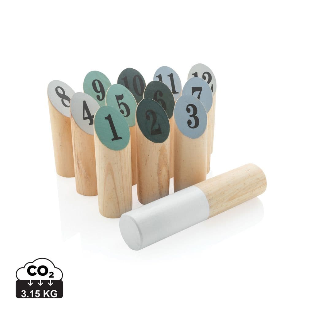 Houten werp set 1