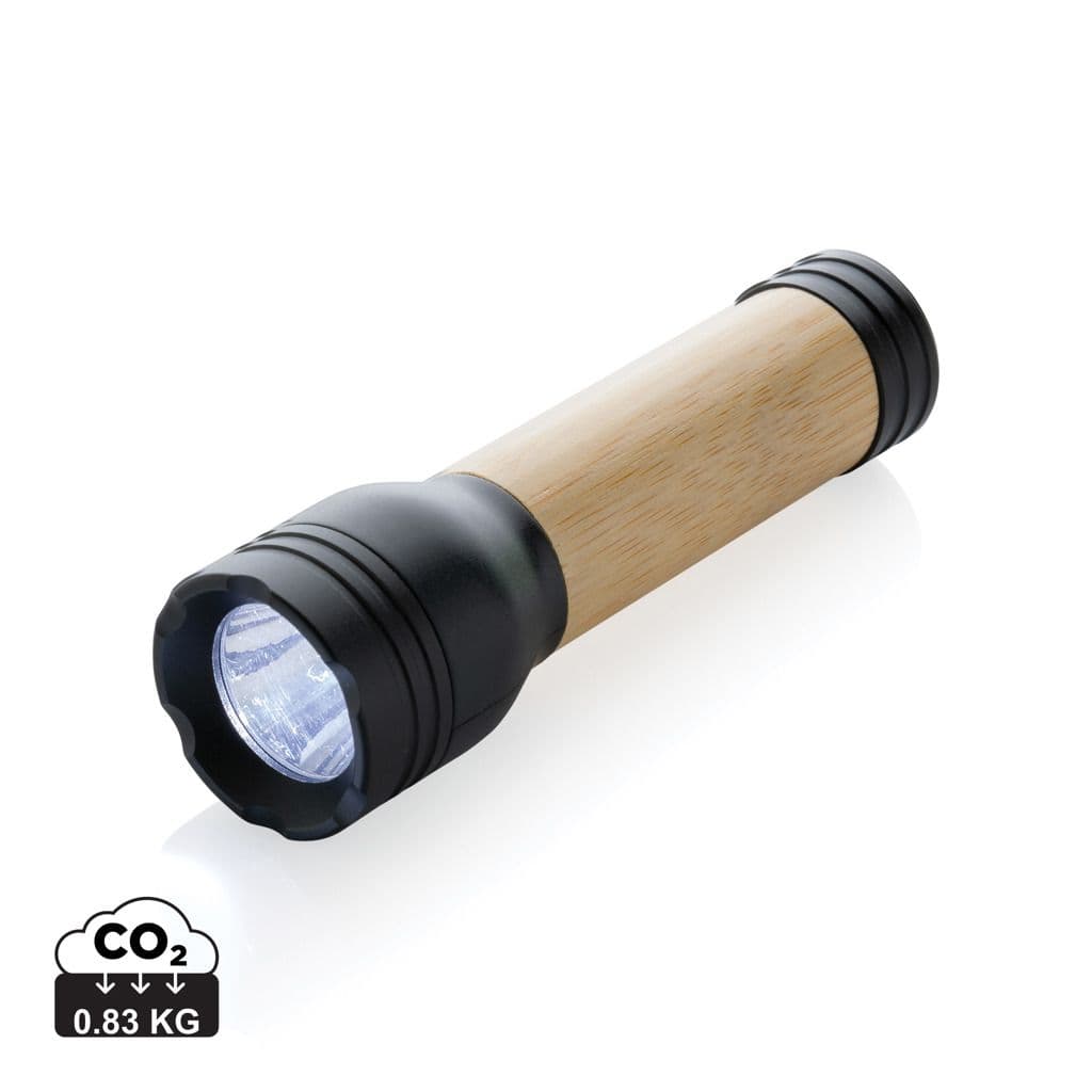 Lucid 1W RCS gerecycled plastic & bamboo zaklamp 1