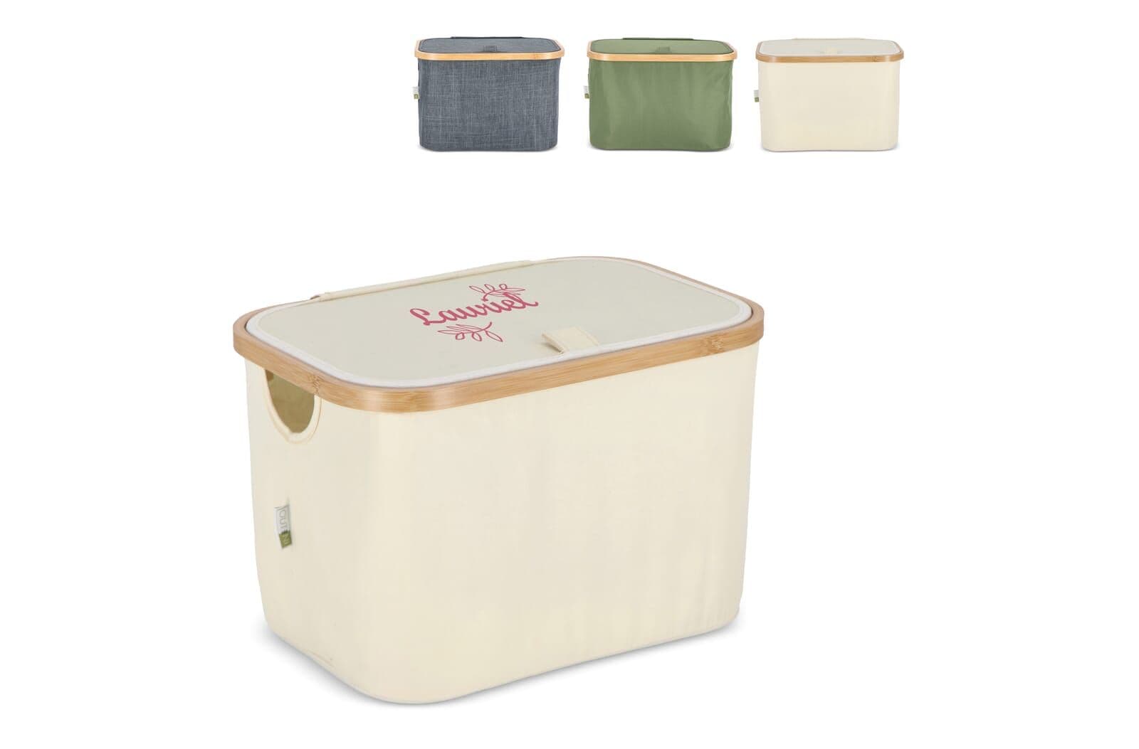 InSideOut opvouwbare mand met deksel Sogne 38 x 26 x 25cm rPET 1