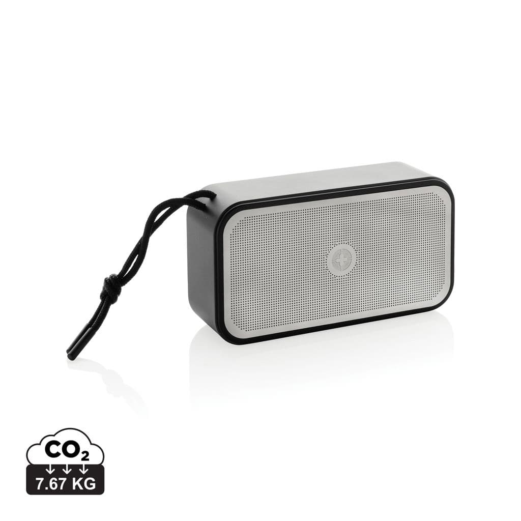 Swiss Peak RCS gerecycled aluminium 10W bass speaker 1