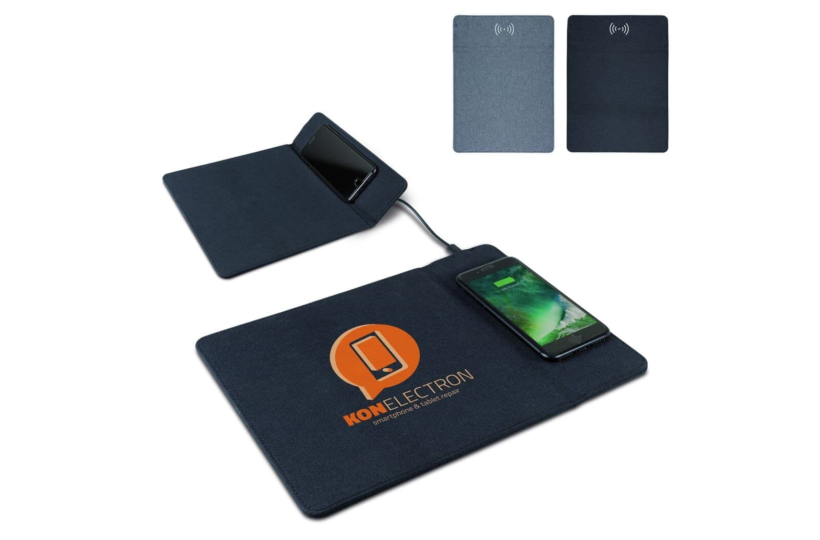 Muismat met draadloos oplaadstation 5W 1