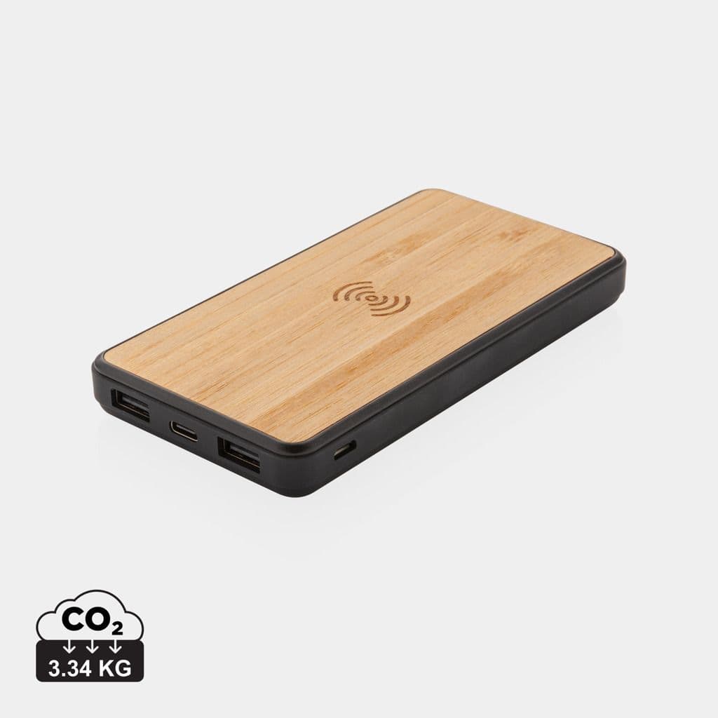 RCS gerecycled plastic 8.000 mAh draadloze powerbank 1