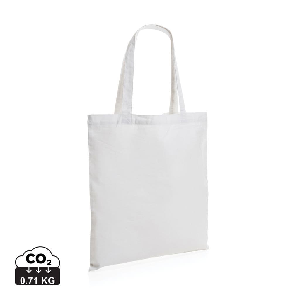 Impact AWARE™ gerecycled katoenen draagtas 145gsm 1