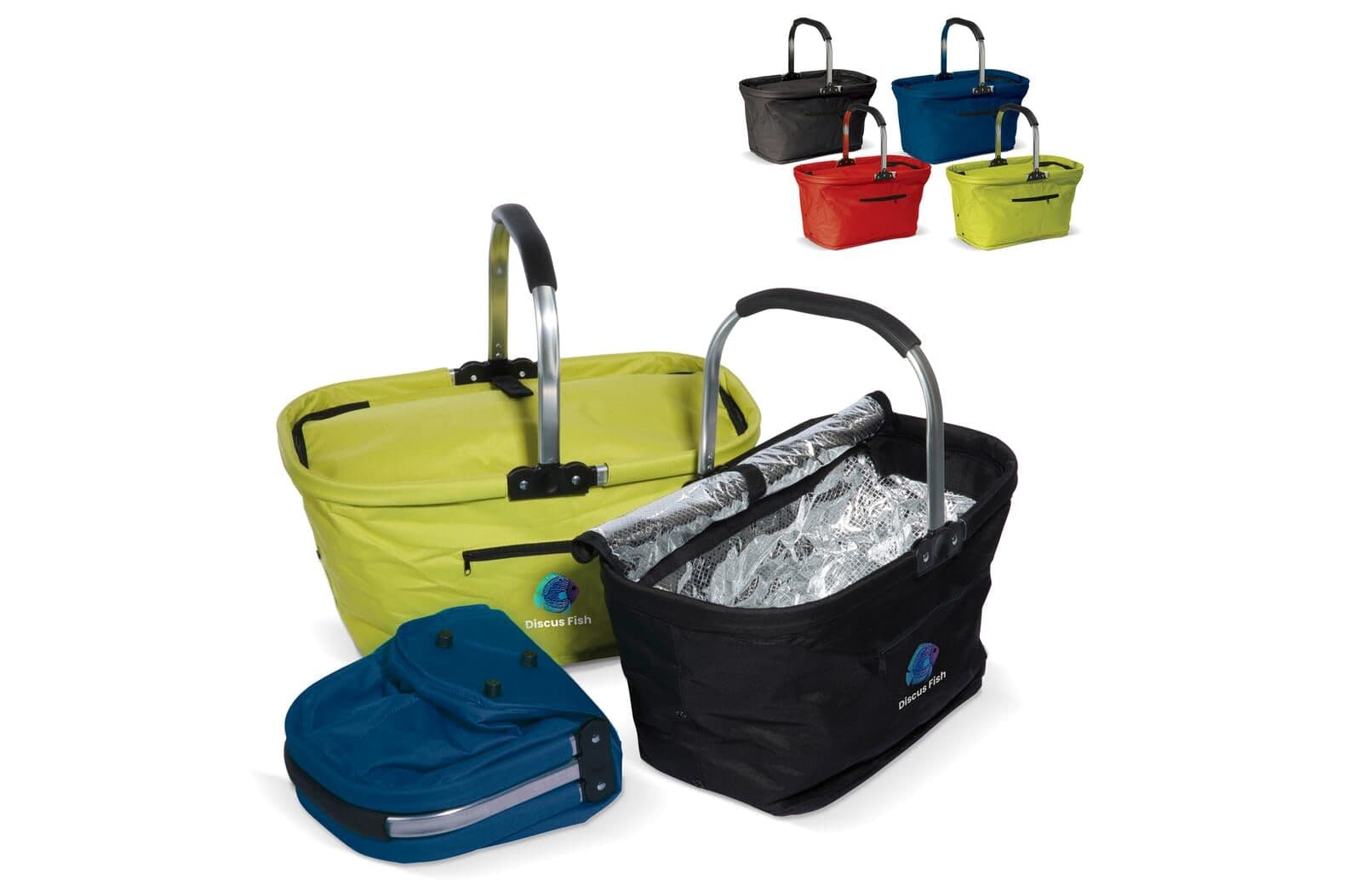 Picknickmand opvouwbaar 2-in-1 koeltas 600D 1